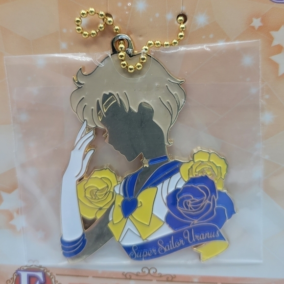 Sailor Uranus Stained glass style metal charm Keychain - Picture 3 of 5
